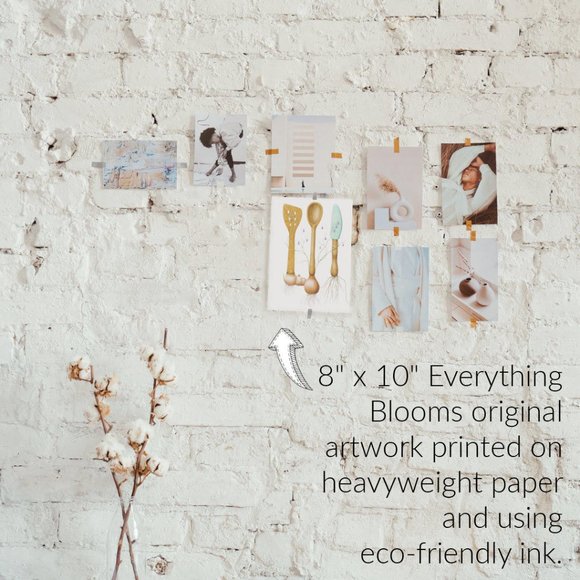 Original Artwork 8x10 Print on Heavyweight Paper Wall Art Unframed Home Decor - Picture 2 of 5